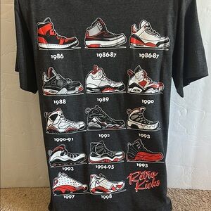 NWOT Retro Kicks Graphic T-Shirt